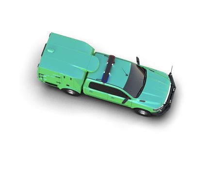 Pickup truck isolated on background. 3d rendering - illustration png