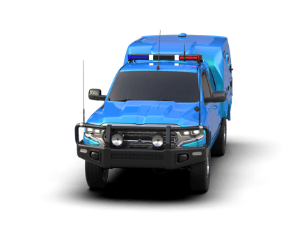 Pickup truck isolated on background. 3d rendering - illustration png
