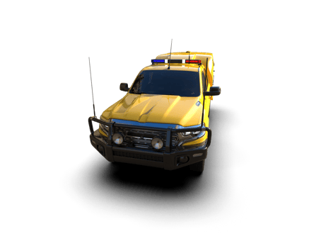 Pickup truck isolated on background. 3d rendering - illustration png
