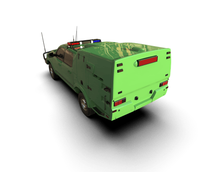 Pickup truck isolated on background. 3d rendering - illustration png