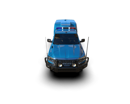 Pickup truck isolated on background. 3d rendering - illustration png
