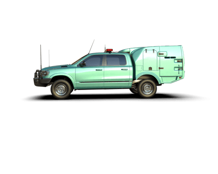 Pickup truck isolated on background. 3d rendering - illustration png