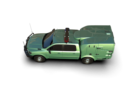 Pickup truck isolated on background. 3d rendering - illustration png