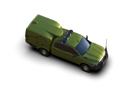 Pickup truck isolated on background. 3d rendering - illustration png