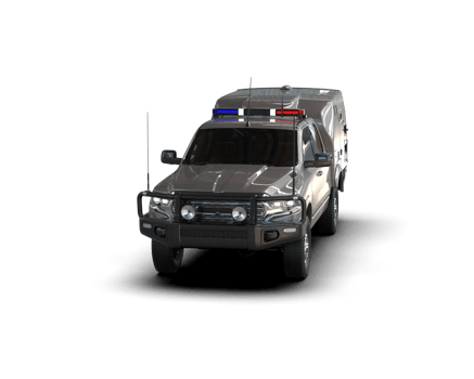 Pickup truck isolated on background. 3d rendering - illustration png