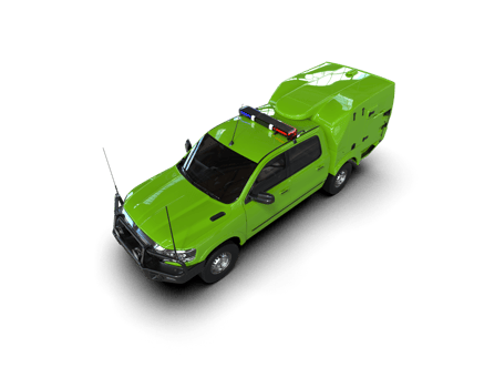 Pickup truck isolated on background. 3d rendering - illustration png