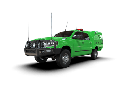 Pickup truck isolated on background. 3d rendering - illustration png