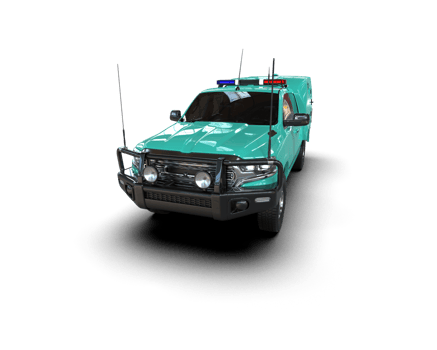 Pickup truck isolated on background. 3d rendering - illustration png
