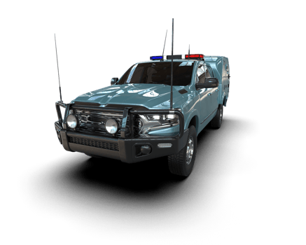 Pickup truck isolated on background. 3d rendering - illustration png