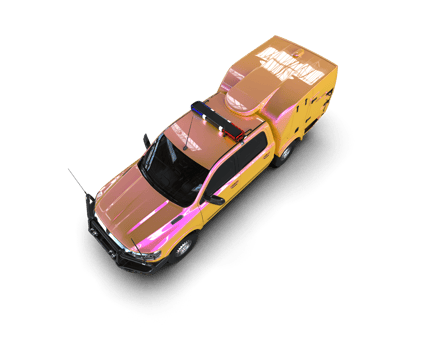 Pickup truck isolated on background. 3d rendering - illustration png