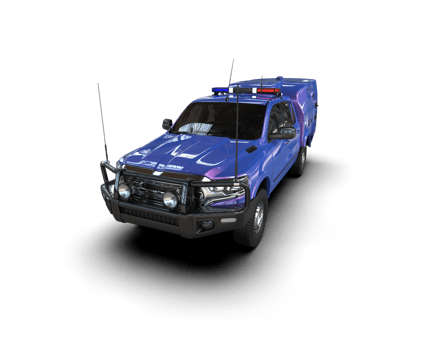 Pickup truck isolated on background. 3d rendering - illustration png