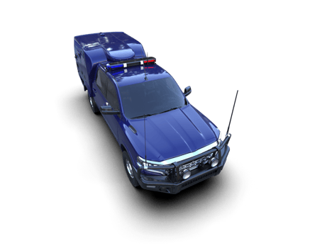 Pickup truck isolated on background. 3d rendering - illustration png