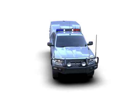 Pickup truck isolated on background. 3d rendering - illustration png