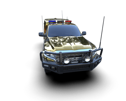 Pickup truck isolated on background. 3d rendering - illustration png