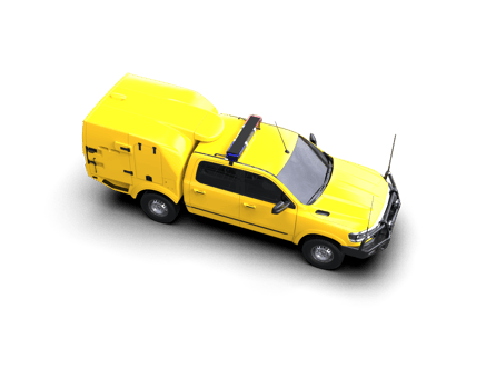 Pickup truck isolated on background. 3d rendering - illustration png
