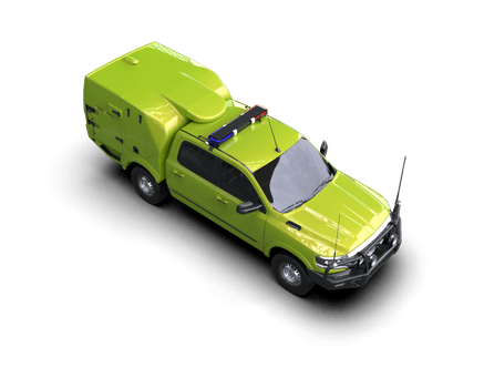 Pickup truck isolated on background. 3d rendering - illustration png