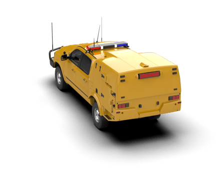 Pickup truck isolated on background. 3d rendering - illustration png