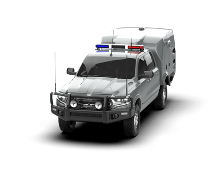 Pickup truck isolated on background. 3d rendering - illustration png