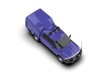 Pickup truck isolated on background. 3d rendering - illustration png