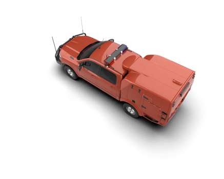 Pickup truck isolated on background. 3d rendering - illustration png