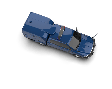 Pickup truck isolated on background. 3d rendering - illustration png