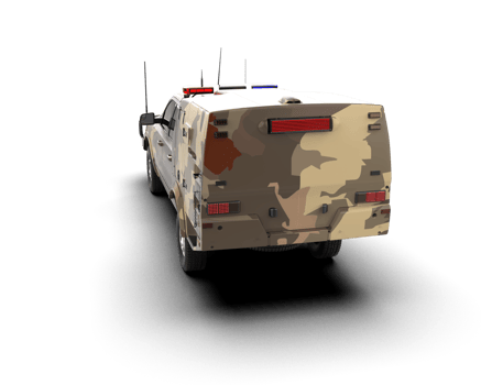 Pickup truck isolated on background. 3d rendering - illustration png