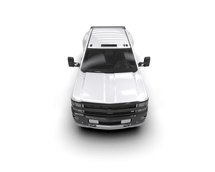 Pickup truck isolated on background. 3d rendering - illustration png