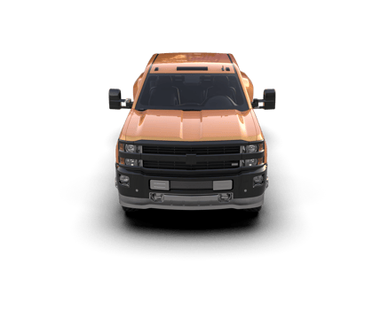Pickup truck isolated on background. 3d rendering - illustration png