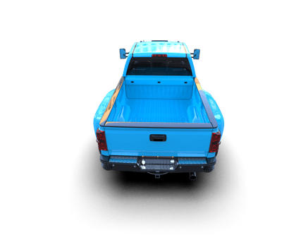 Pickup truck isolated on background. 3d rendering - illustration png