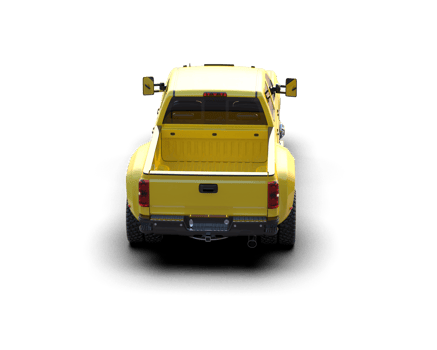 Pickup truck isolated on background. 3d rendering - illustration png