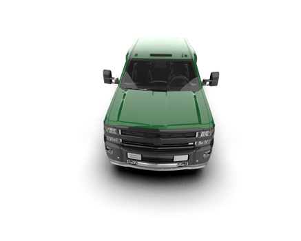 Pickup truck isolated on background. 3d rendering - illustration png