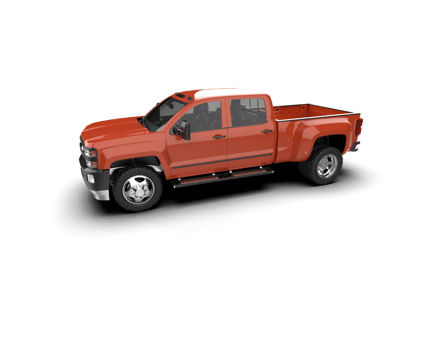 Pickup truck isolated on background. 3d rendering - illustration png