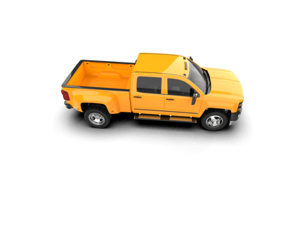 Pickup truck isolated on background. 3d rendering - illustration png