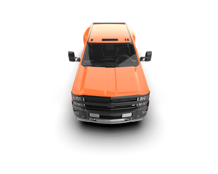 Pickup truck isolated on background. 3d rendering - illustration png