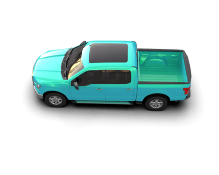 Pickup truck isolated on background. 3d rendering - illustration png