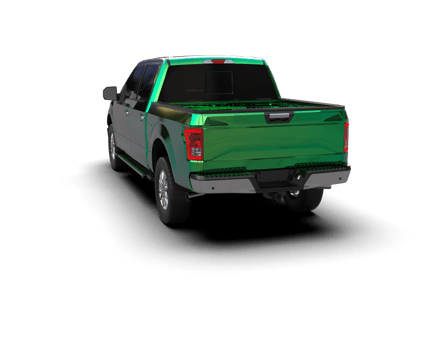 Pickup truck isolated on background. 3d rendering - illustration png
