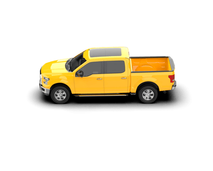 Pickup truck isolated on background. 3d rendering - illustration png