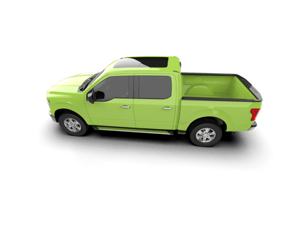 Pickup truck isolated on background. 3d rendering - illustration png