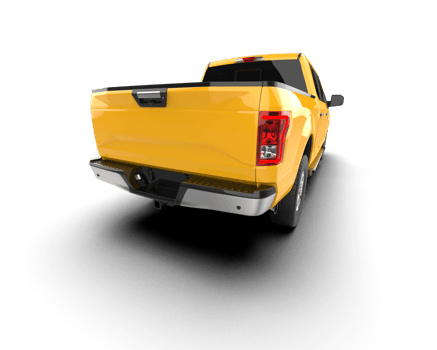 Pickup truck isolated on background. 3d rendering - illustration png