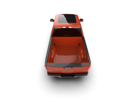 Pickup truck isolated on background. 3d rendering - illustration png