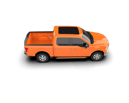 Pickup truck isolated on background. 3d rendering - illustration png
