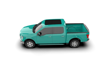 Pickup truck isolated on background. 3d rendering - illustration png