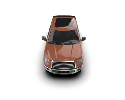 Pickup truck isolated on background. 3d rendering - illustration png