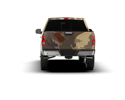 Pickup truck isolated on background. 3d rendering - illustration png