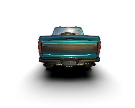 Pickup truck isolated on background. 3d rendering - illustration png