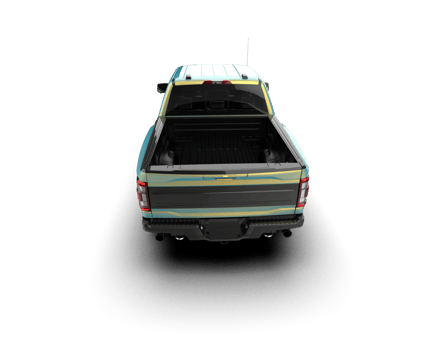 Pickup truck isolated on background. 3d rendering - illustration png