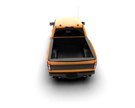 Pickup truck isolated on background. 3d rendering - illustration png