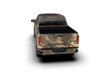 Pickup truck isolated on background. 3d rendering - illustration png