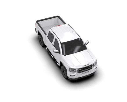 Pickup truck isolated on background. 3d rendering - illustration png