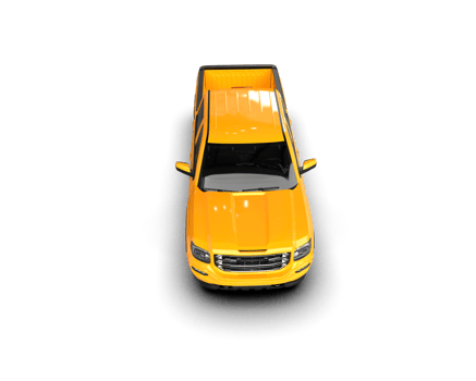 Pickup truck isolated on background. 3d rendering - illustration png